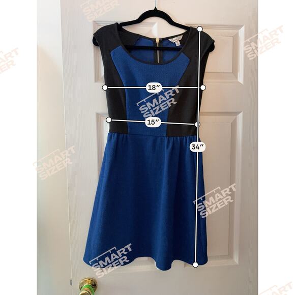 Blue and Black Dress By Speechless Size Medium - Picture 4 of 7